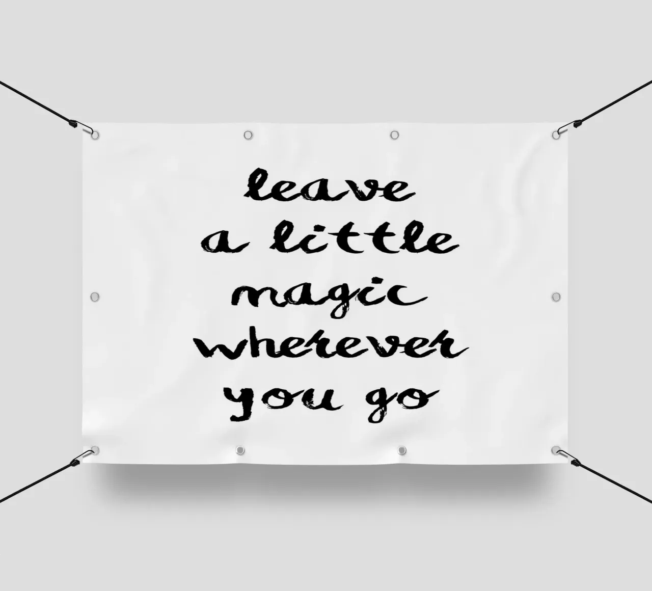 Leave a little magic wherever you go telo in pvc da Quotes on walls