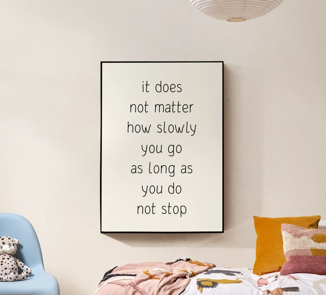 It does not matter how slowly you go plexiglass da Quotes on walls