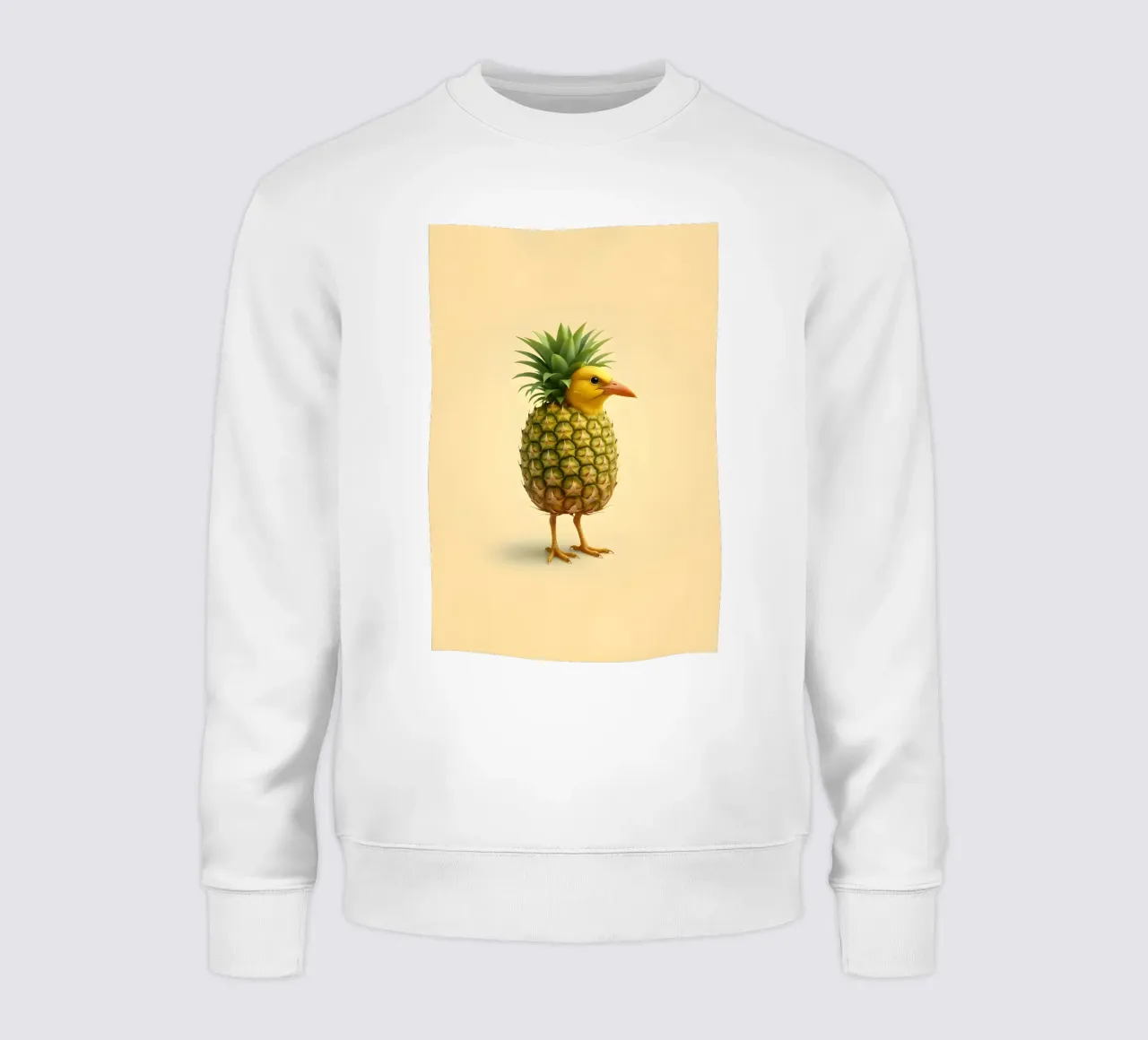 Ananas Bird Art - Design di frutta tropicale felpa da Fruit Fusion Creatures