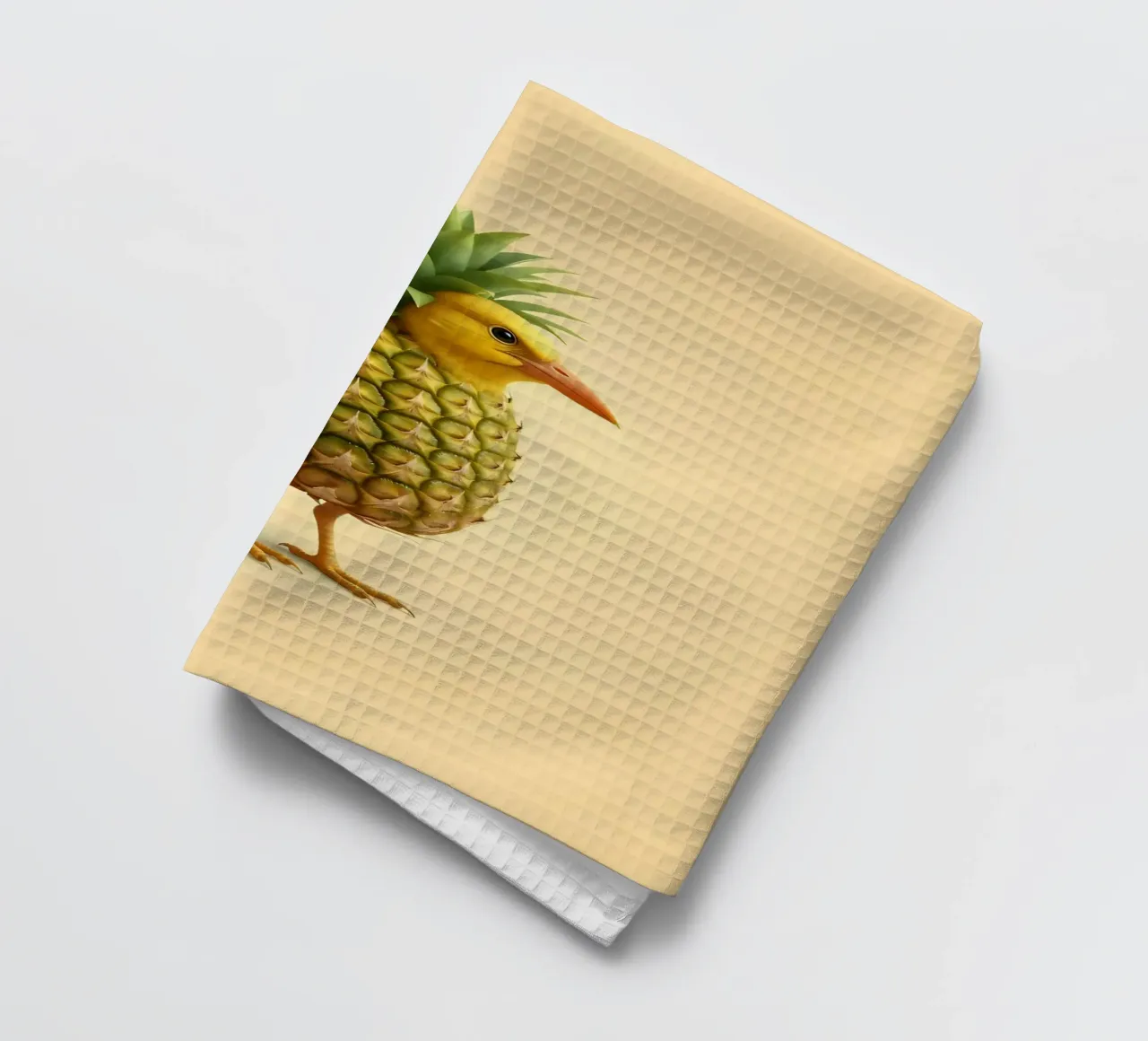 Ananas Bird Art - Design di frutta tropicale canovaccio da cucina da Fruit Fusion Creatures