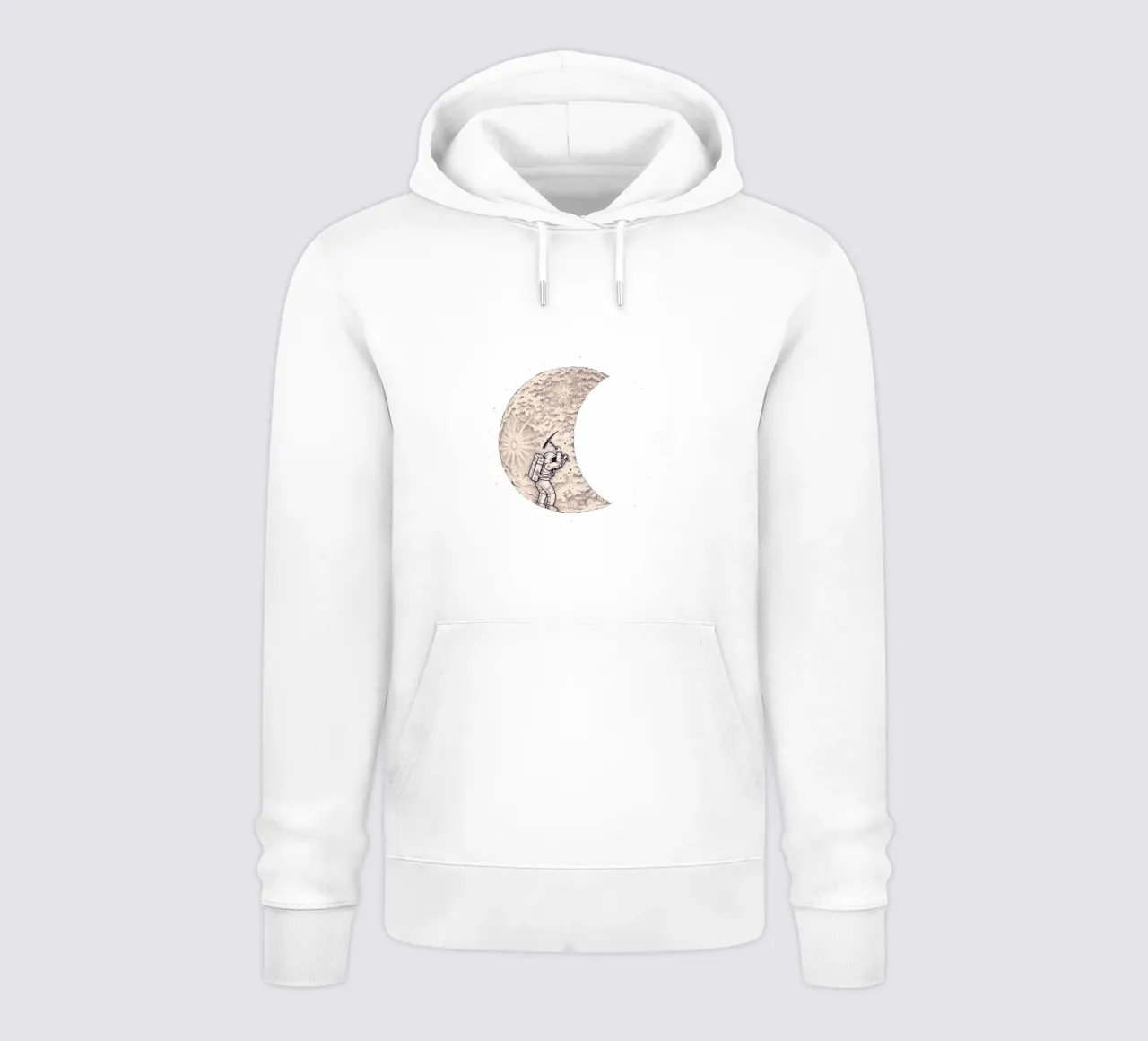 Enkel Dika - Lunar Ecavation felpa con cappuccio da The Artcircle