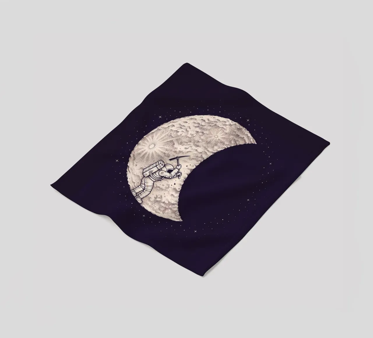 Enkel Dika - Lunar Ecavation coperta in pile da The Artcircle
