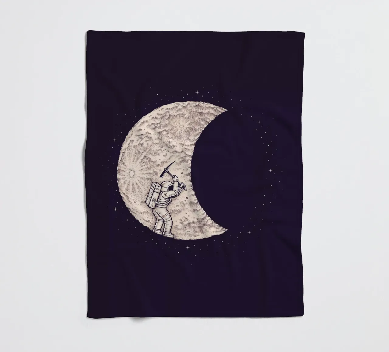 Enkel Dika - Lunar Ecavation coperta in pile da The Artcircle