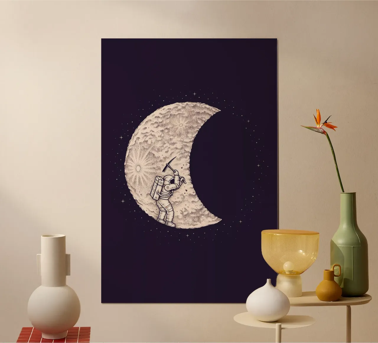 Enkel Dika - Lunar Ecavation hahnemühle de The Artcircle