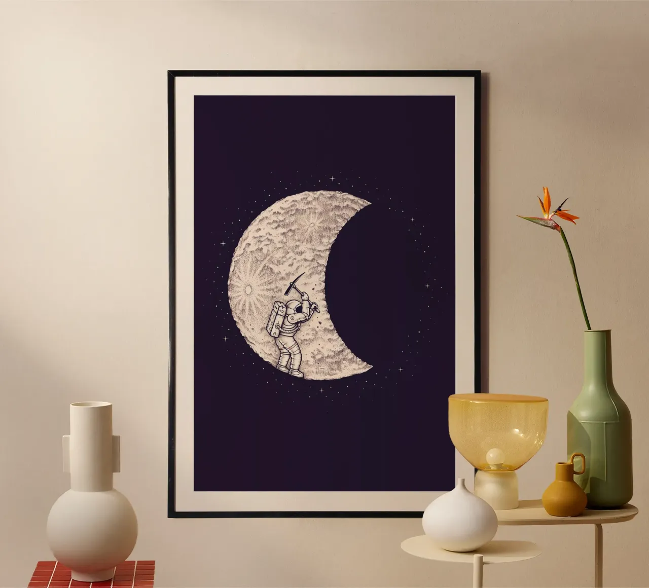 Enkel Dika - Lunar Ecavation hahnemühle de The Artcircle