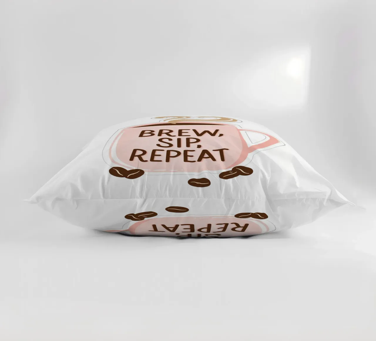 Tazza da caffè "Brew, Sip, Repeat". cuscino da Martina