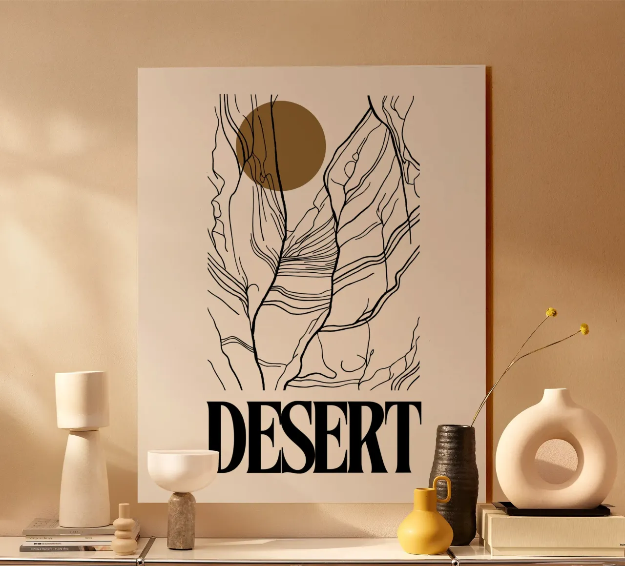 DESERT acrylic glass by ARTEVO