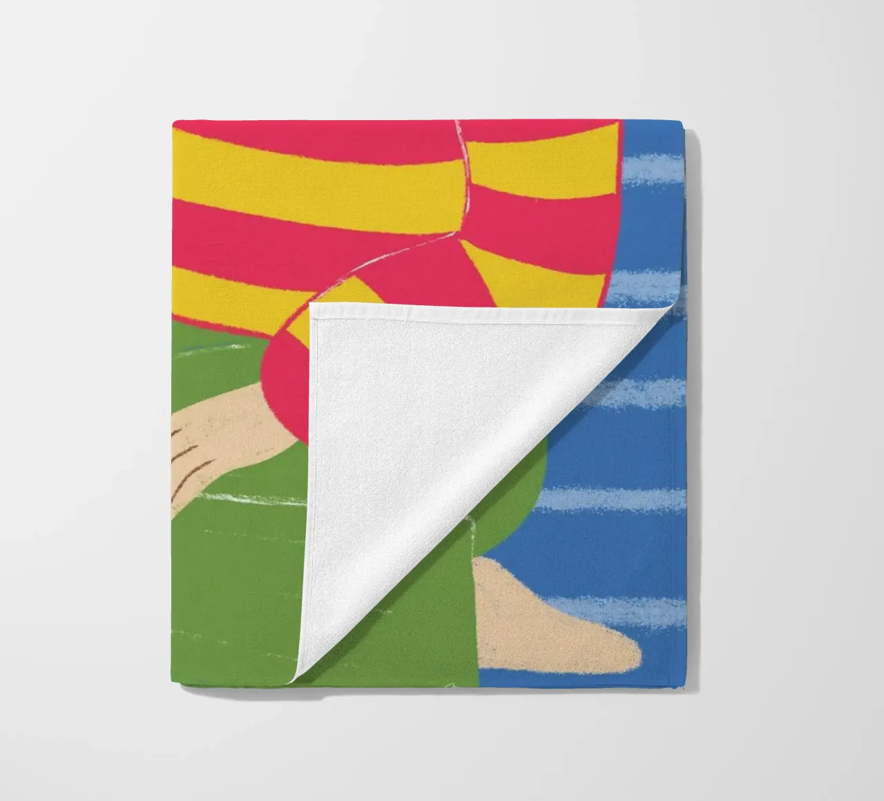 Bambina mod a strisce telo mare da Martina