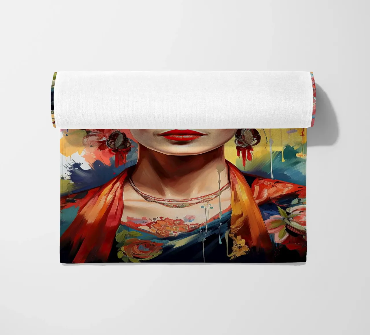 Frida Kahlo "Rebellion in Every Stroke" telo mare da Fantasias Florales