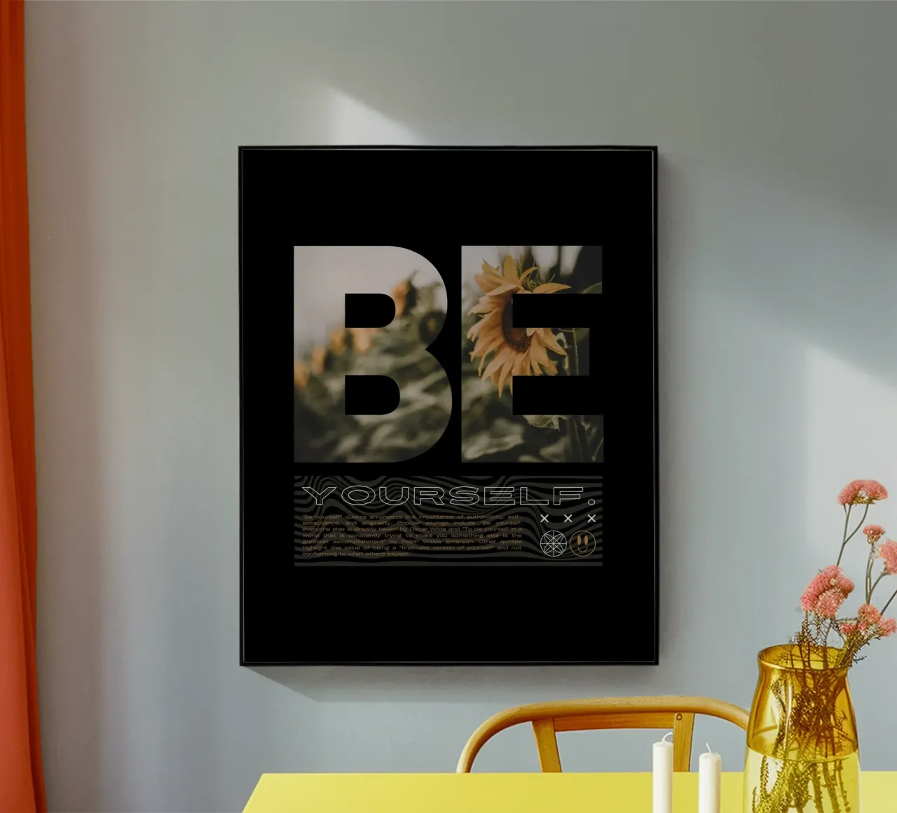 BE YOURSELF plexiglass da ARTEVO