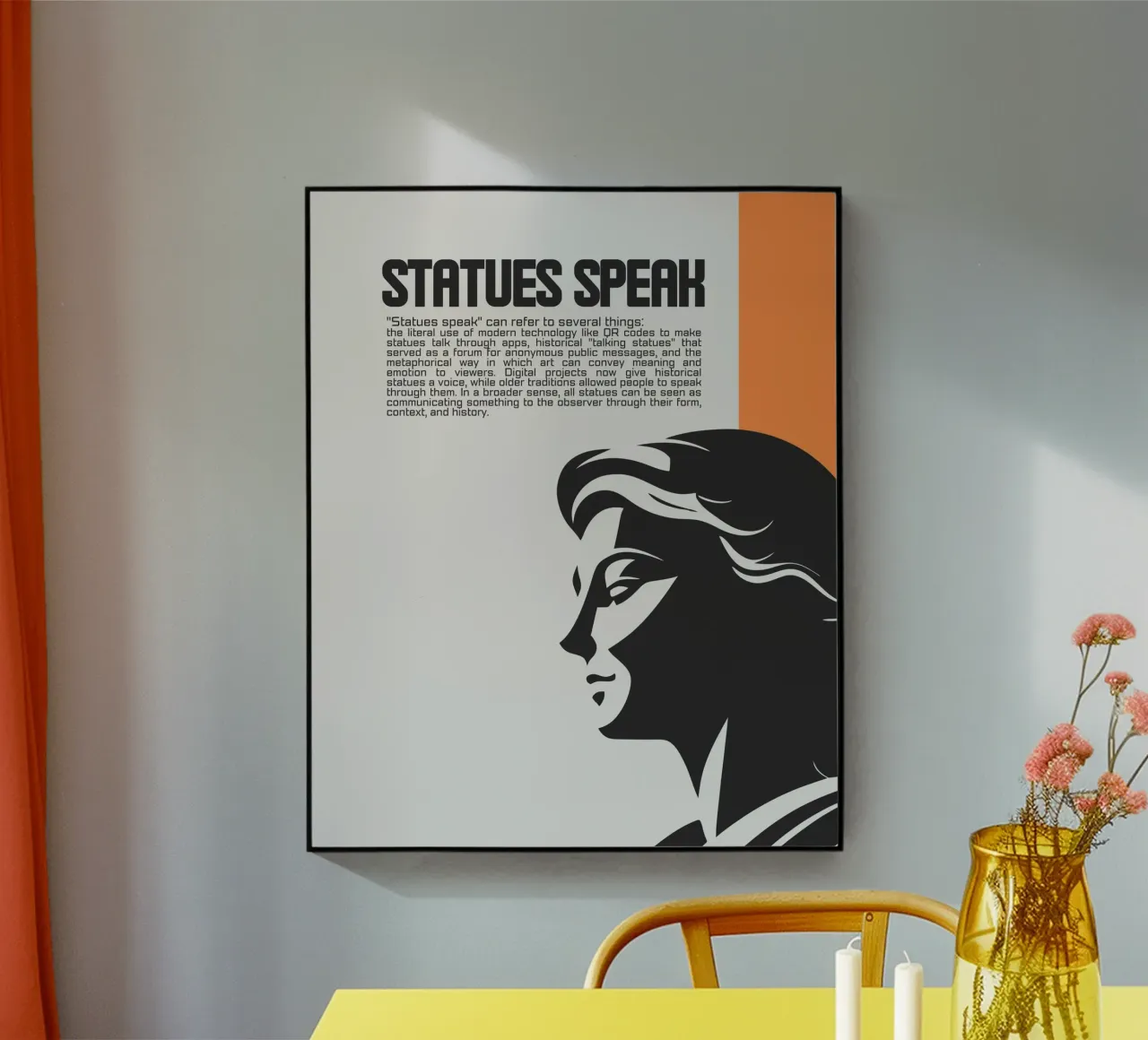 STATUES SPEAK plexiglass da ARTEVO