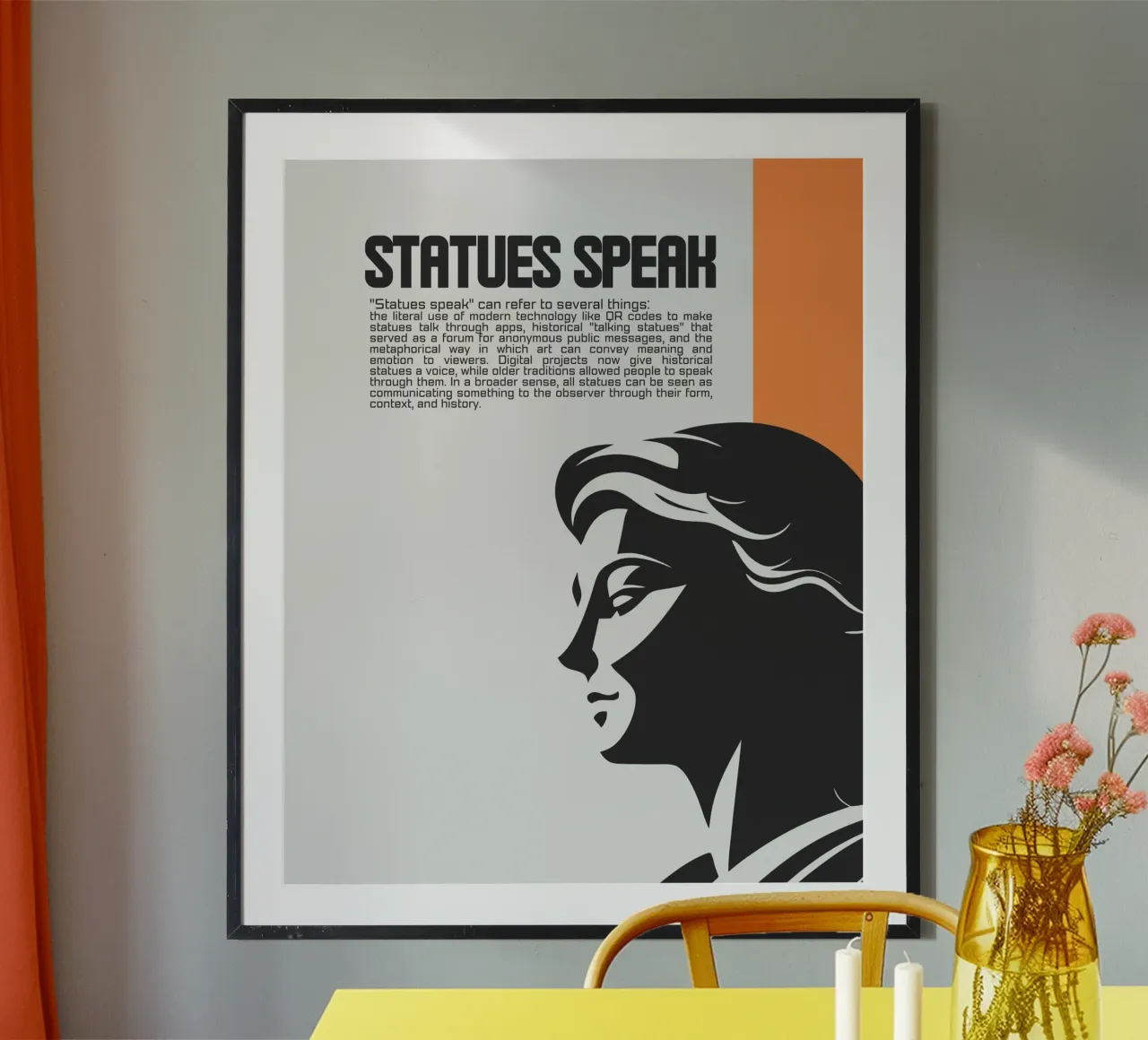STATUES SPEAK poster da ARTEVO