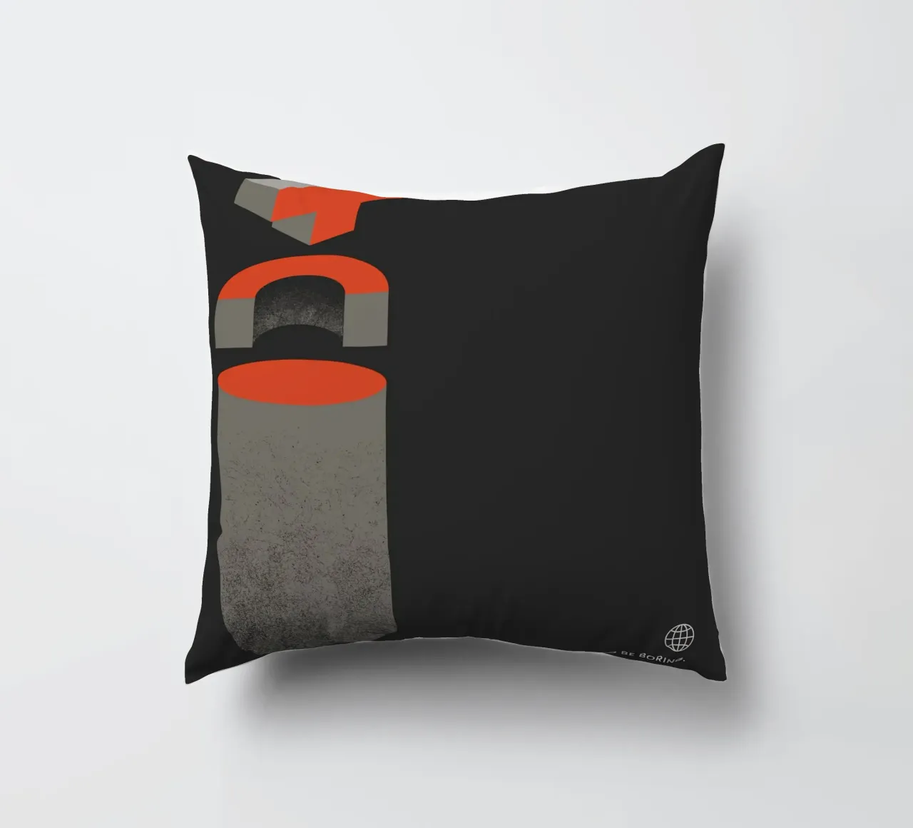 LIFE IS TOO SHORT TO BE BORING cuscino da ARTEVO