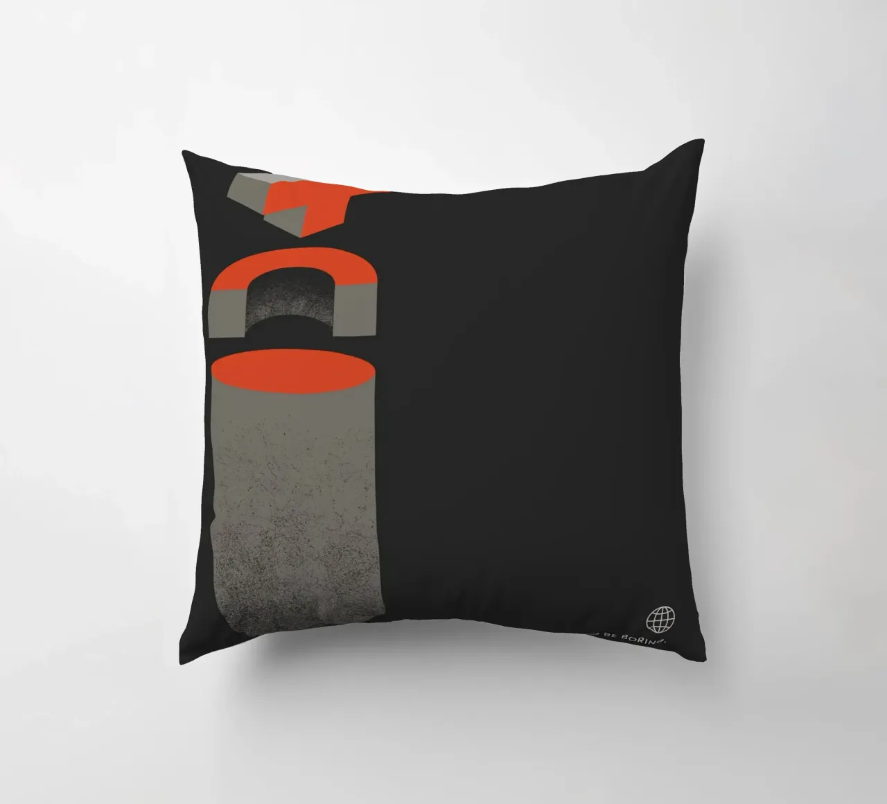 LIFE IS TOO SHORT TO BE BORING cuscino da ARTEVO