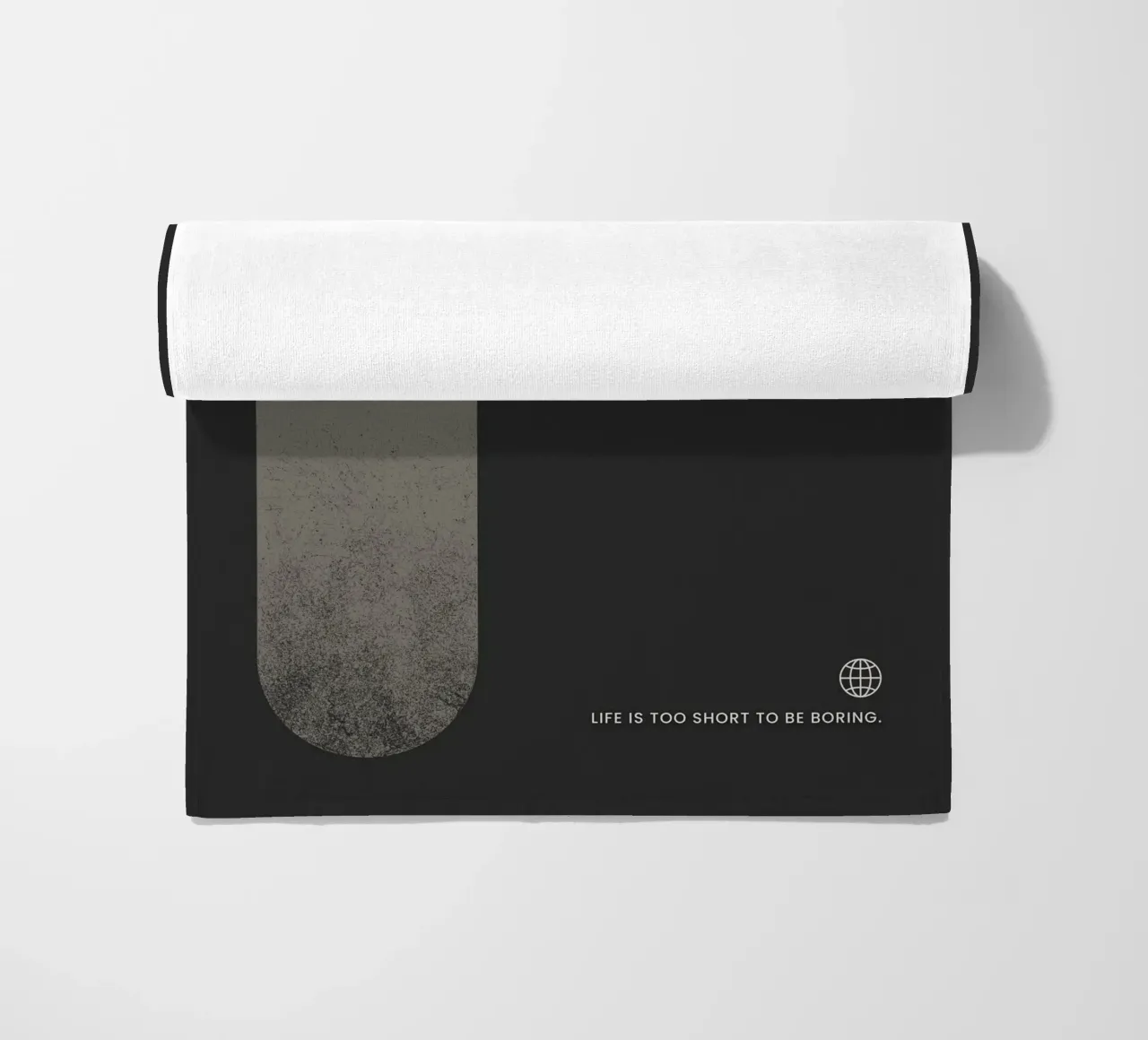 LIFE IS TOO SHORT TO BE BORING telo mare da ARTEVO