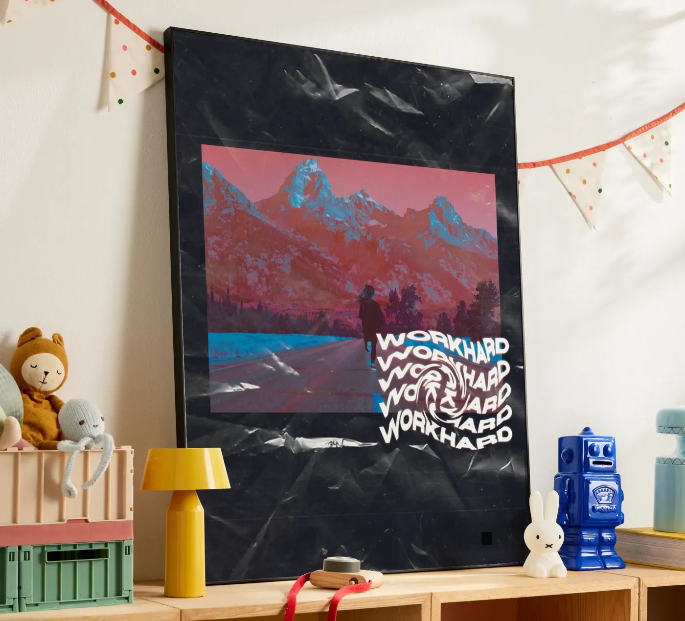 WORK HARD pannello forex da ARTEVO