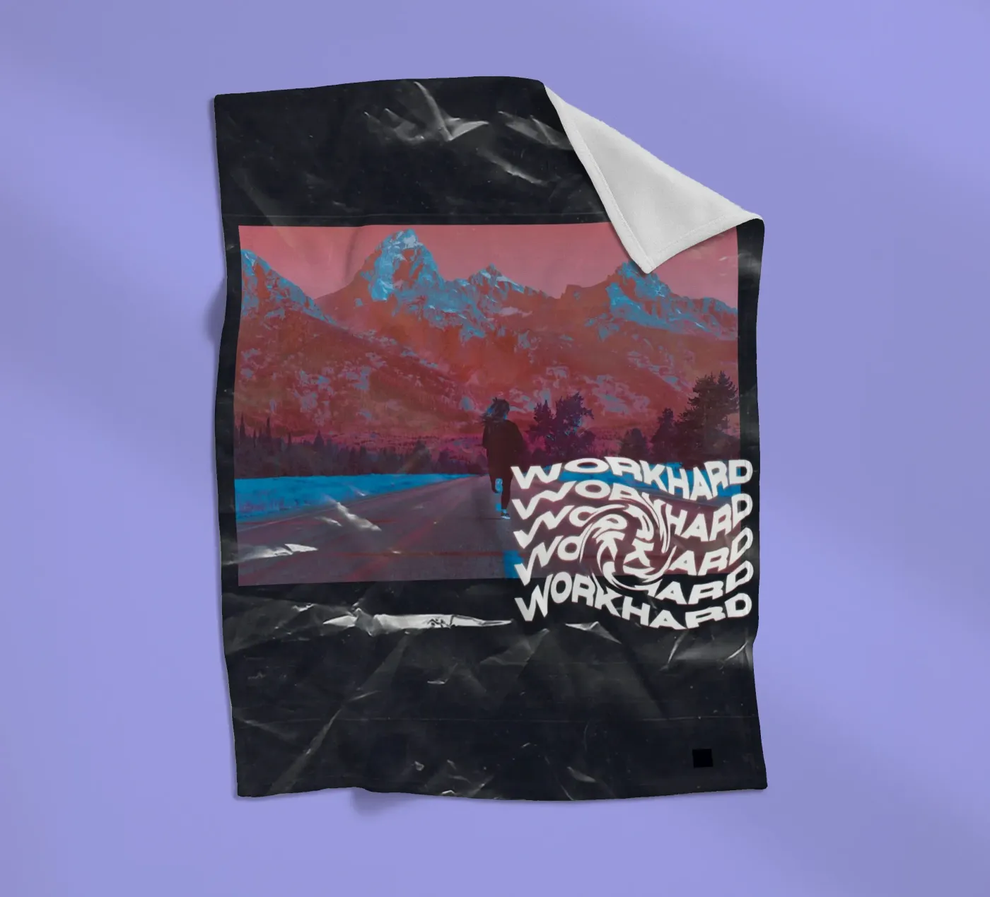 WORK HARD Fleecedecke von ARTEVO