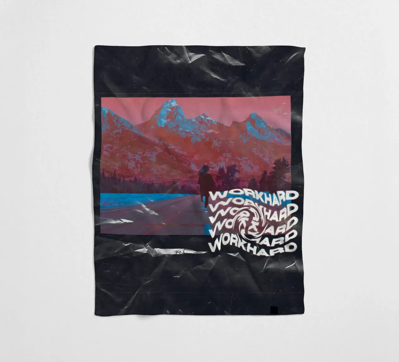 WORK HARD Fleecedecke von ARTEVO