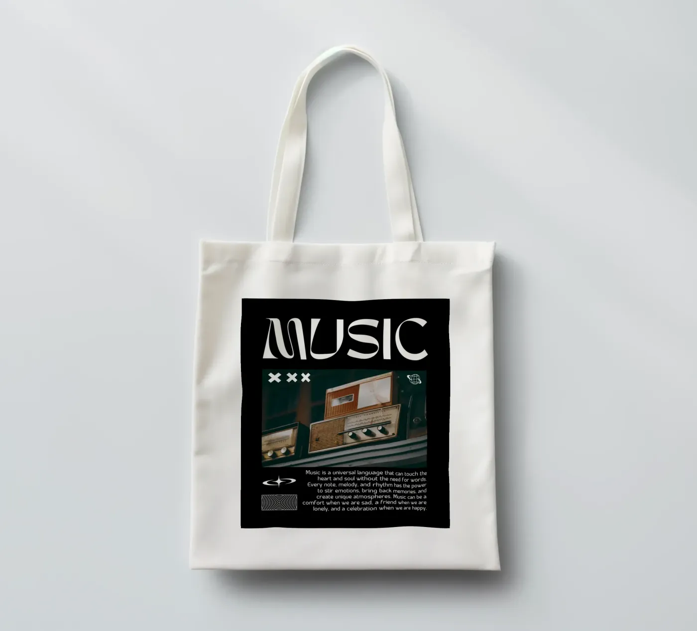 MUSIC borsa in juta da SMRT STUDIO