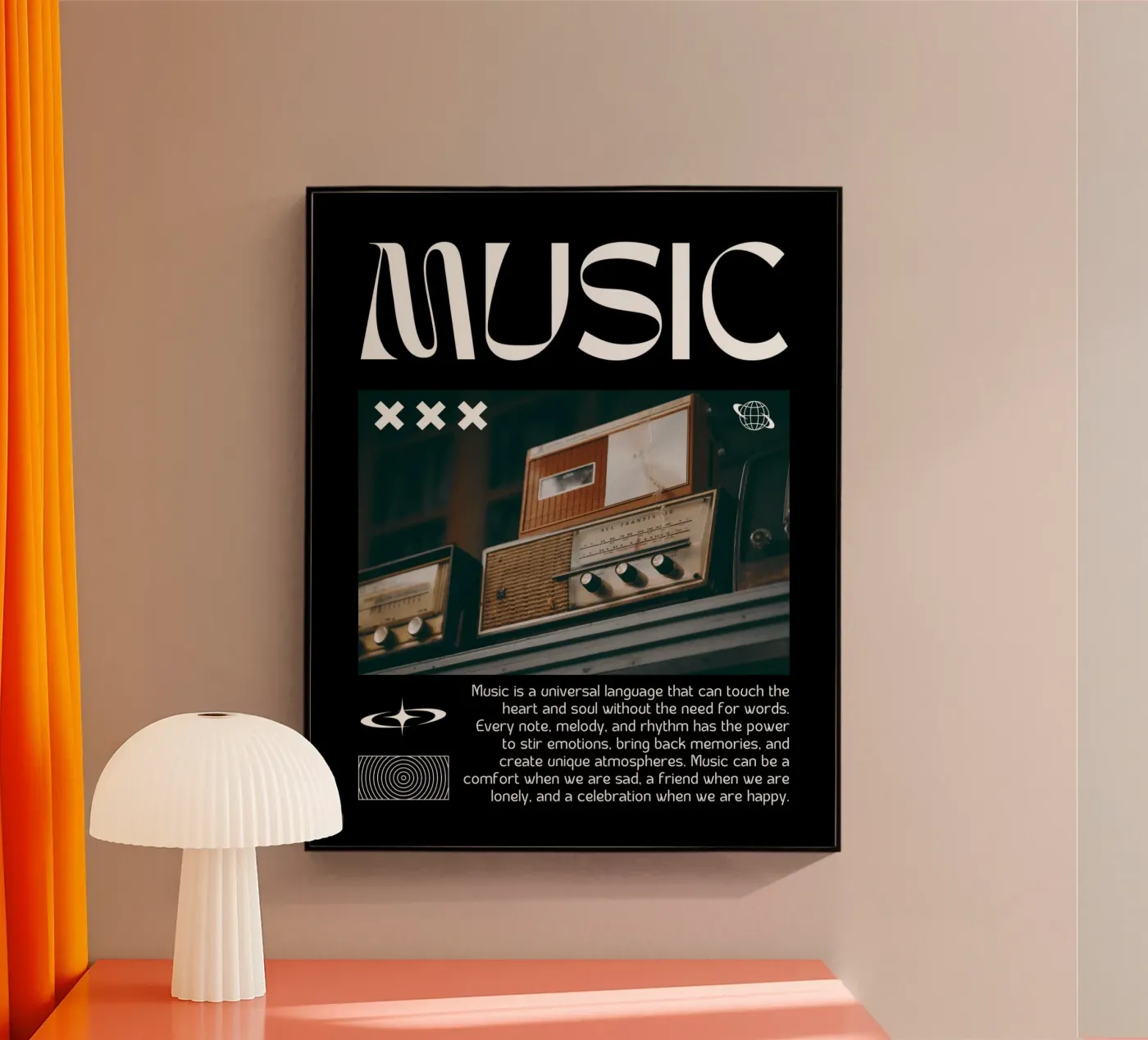 MUSIC plexiglass da SMRT STUDIO