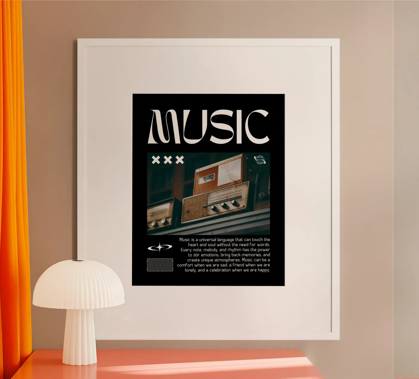 MUSIC poster da SMRT STUDIO