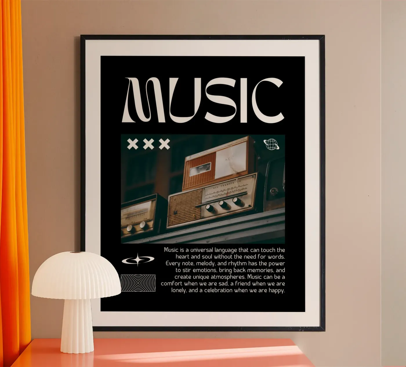 MUSIC poster da SMRT STUDIO
