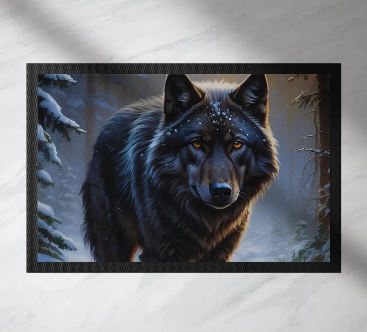 Wolf Epic Winter deurmat van LM2Kone II
