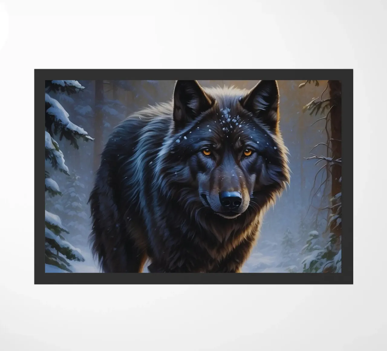 Wolf Epic Winter deurmat van LM2Kone II