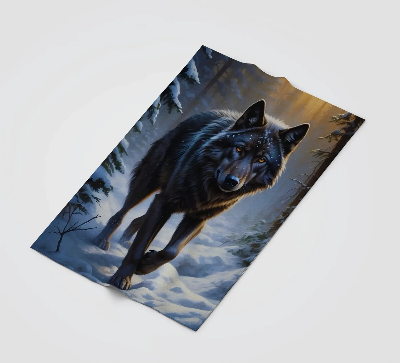 Wolf Epic Winter Fleecedecke von LM2Kone II