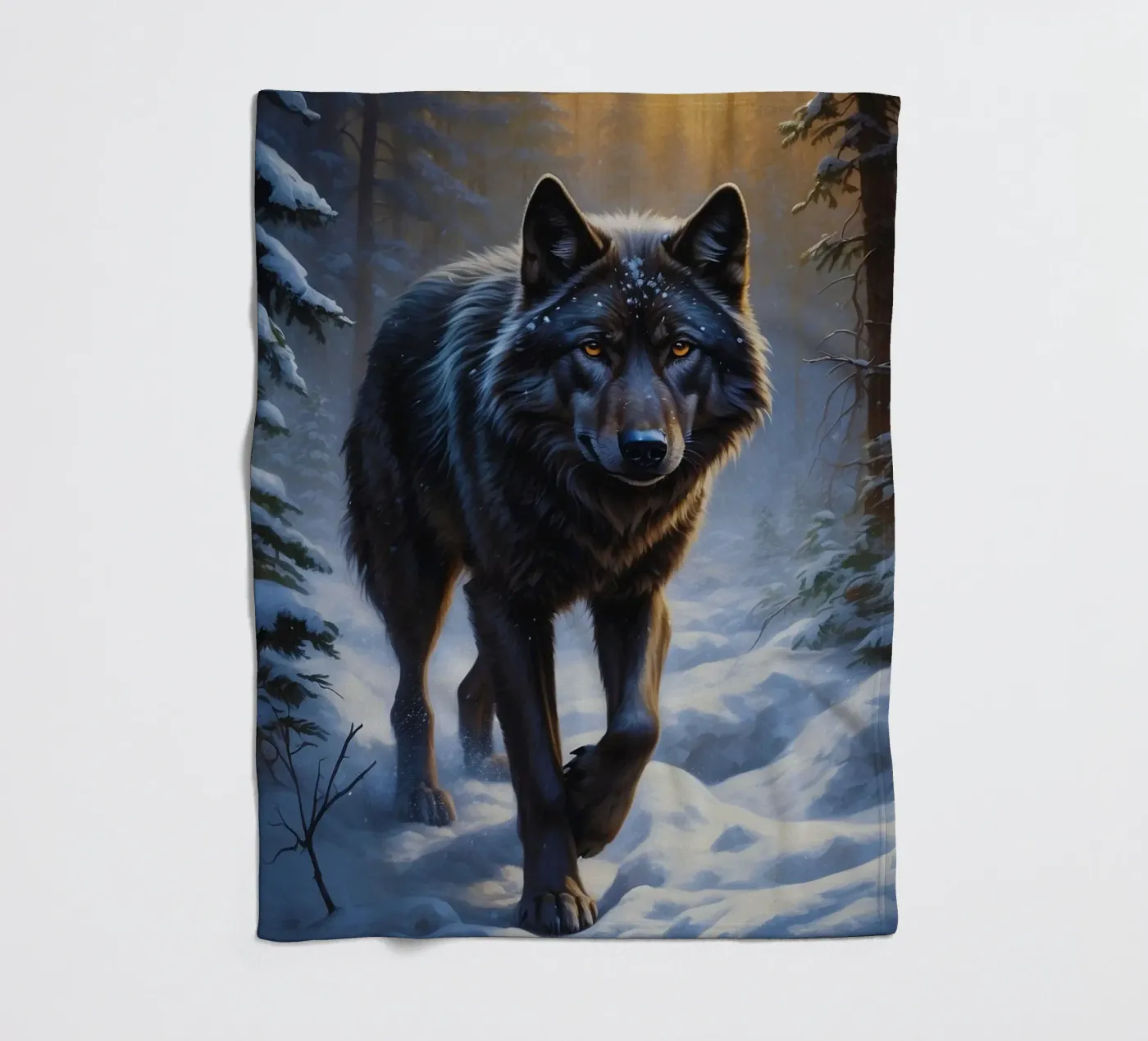 Wolf Epic Winter Fleecedecke von LM2Kone II