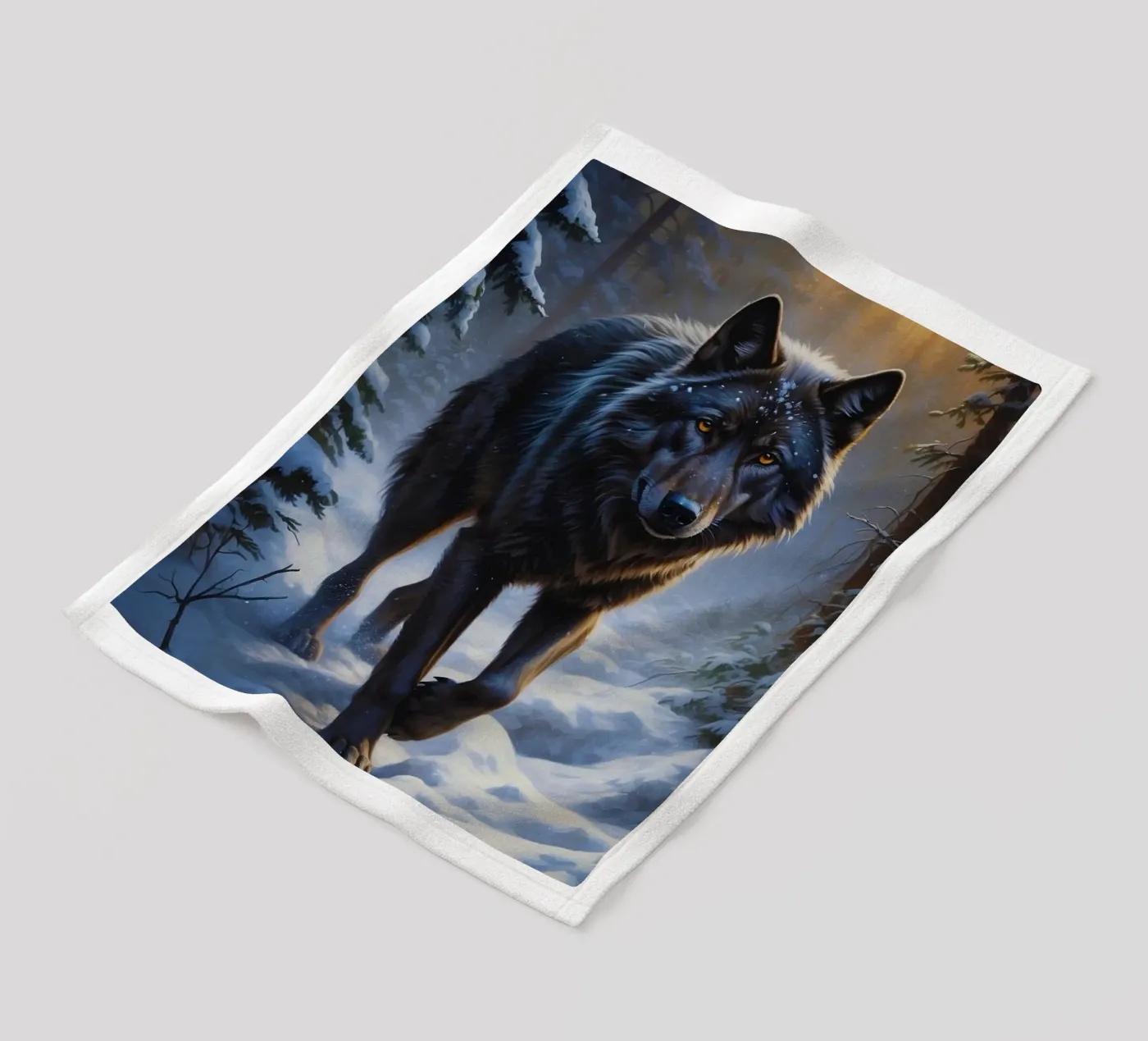 Wolf Epic Winter Fleecedecke von LM2Kone II