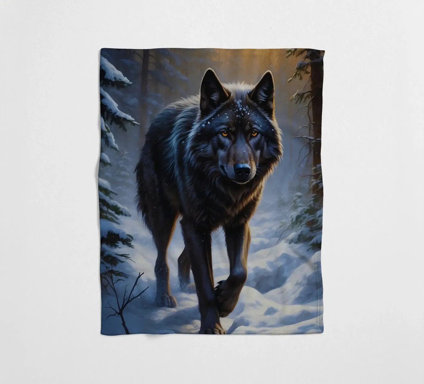 Wolf Epic Winter Fleecedecke von LM2Kone II