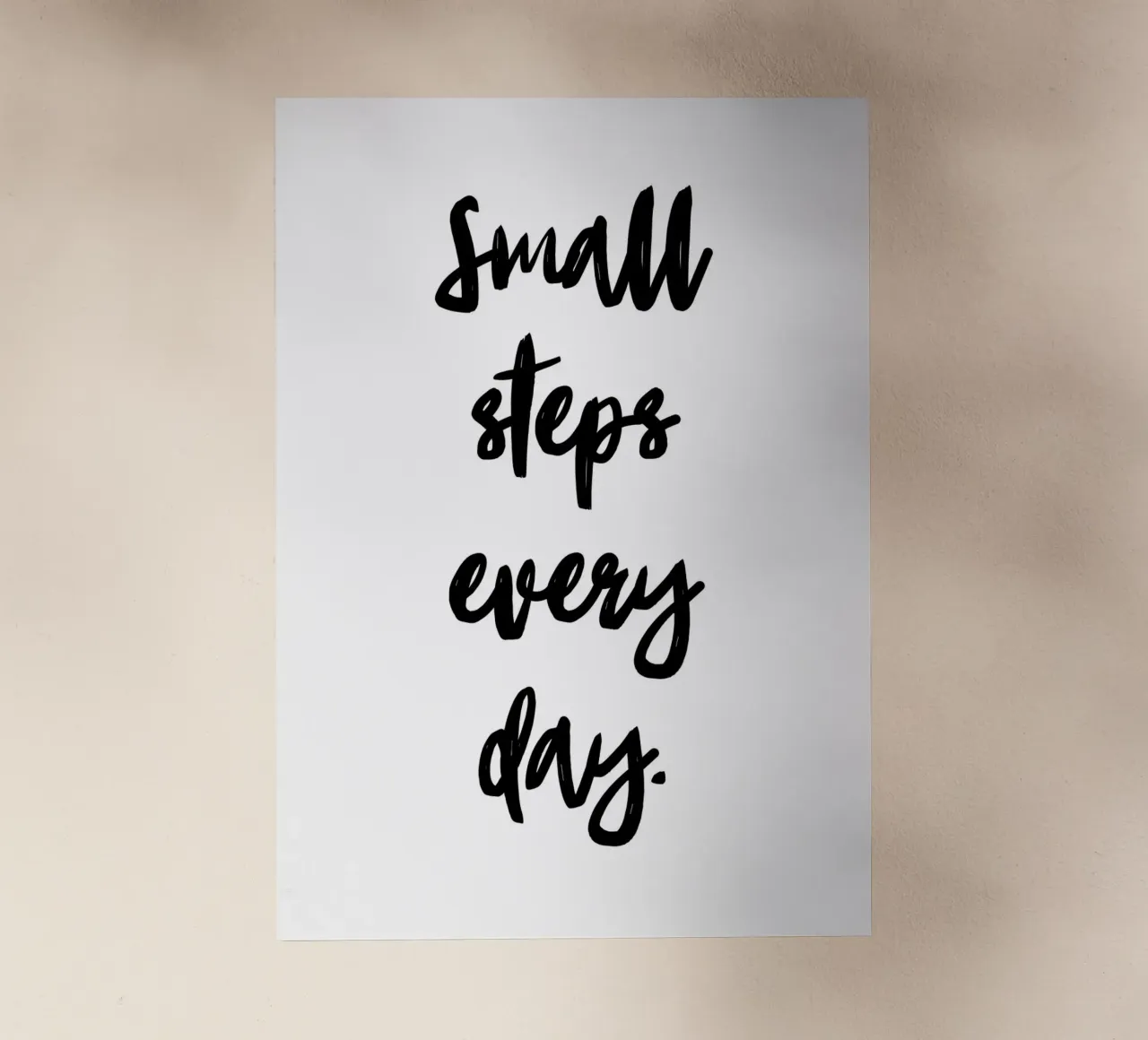 Small steps every day pellicola backlit da Quotes on walls