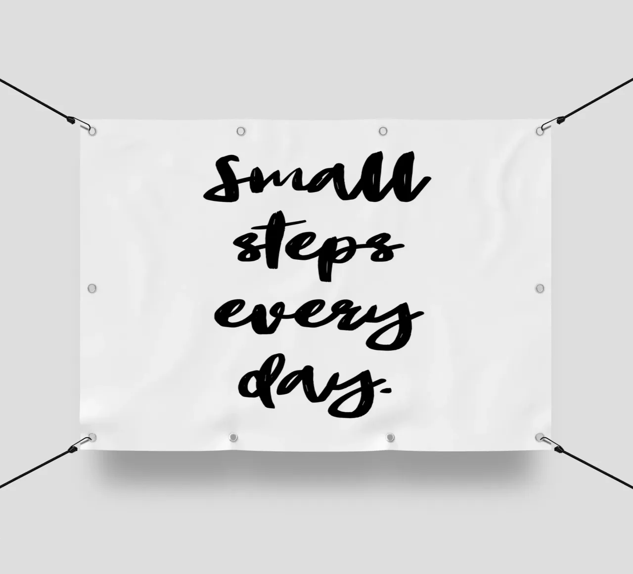 Small steps every day telo in pvc da Quotes on walls