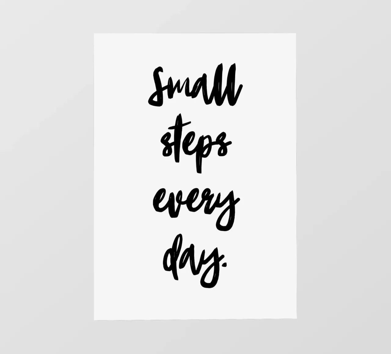 Small steps every day telo in pvc da Quotes on walls