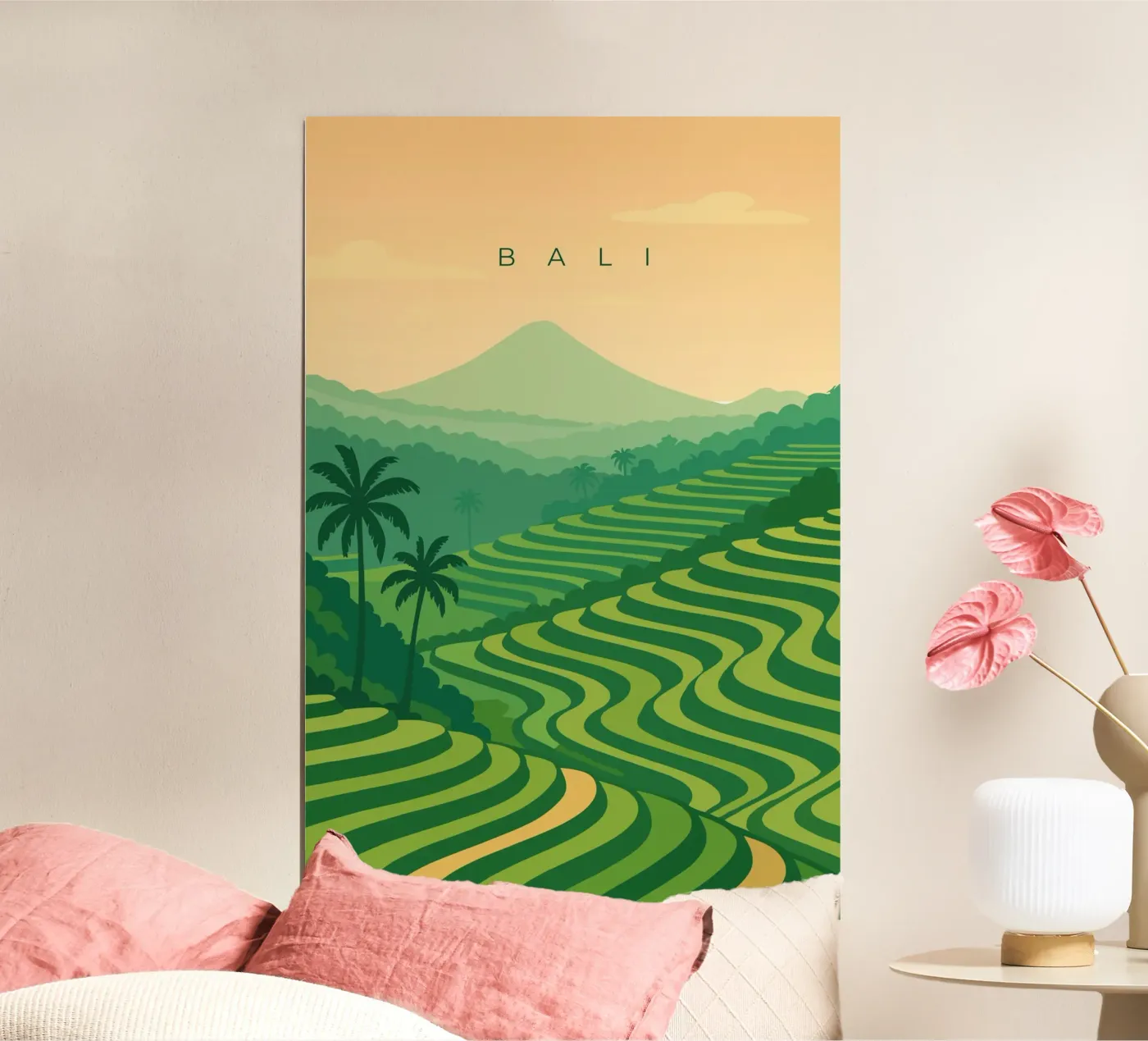 Bali poster van minimalist designs