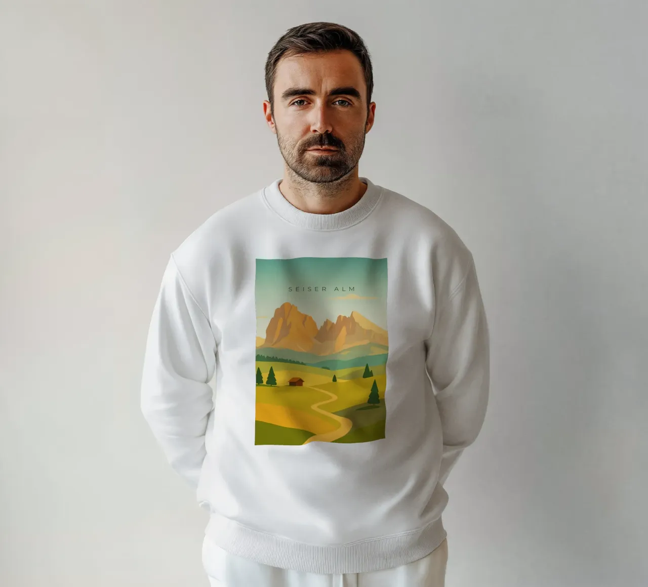 Seiser Alm felpa da minimalist designs