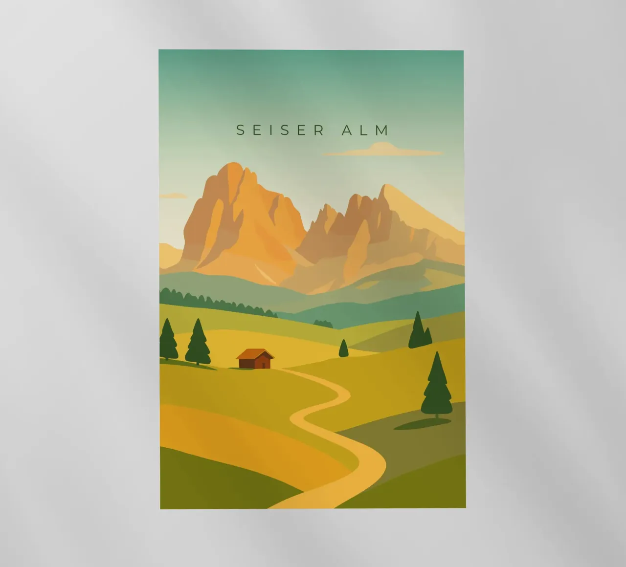 Seiser Alm pellicola backlit da minimalist designs