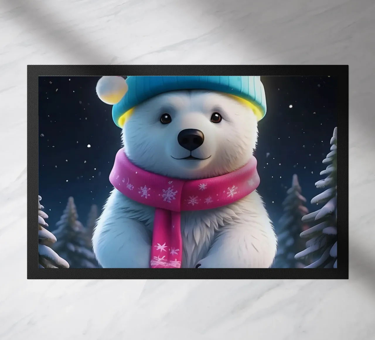 Un simpatico orso polare zerbino da LM2Kone II