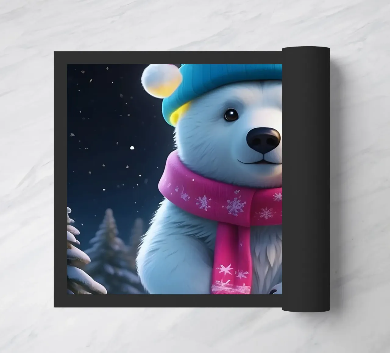 Un simpatico orso polare zerbino da LM2Kone II