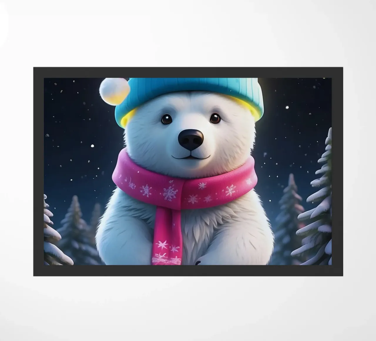 Un simpatico orso polare zerbino da LM2Kone II