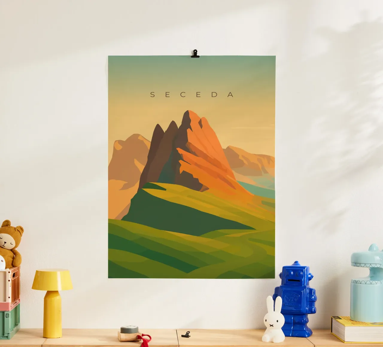Seceda poster by minimalist designs