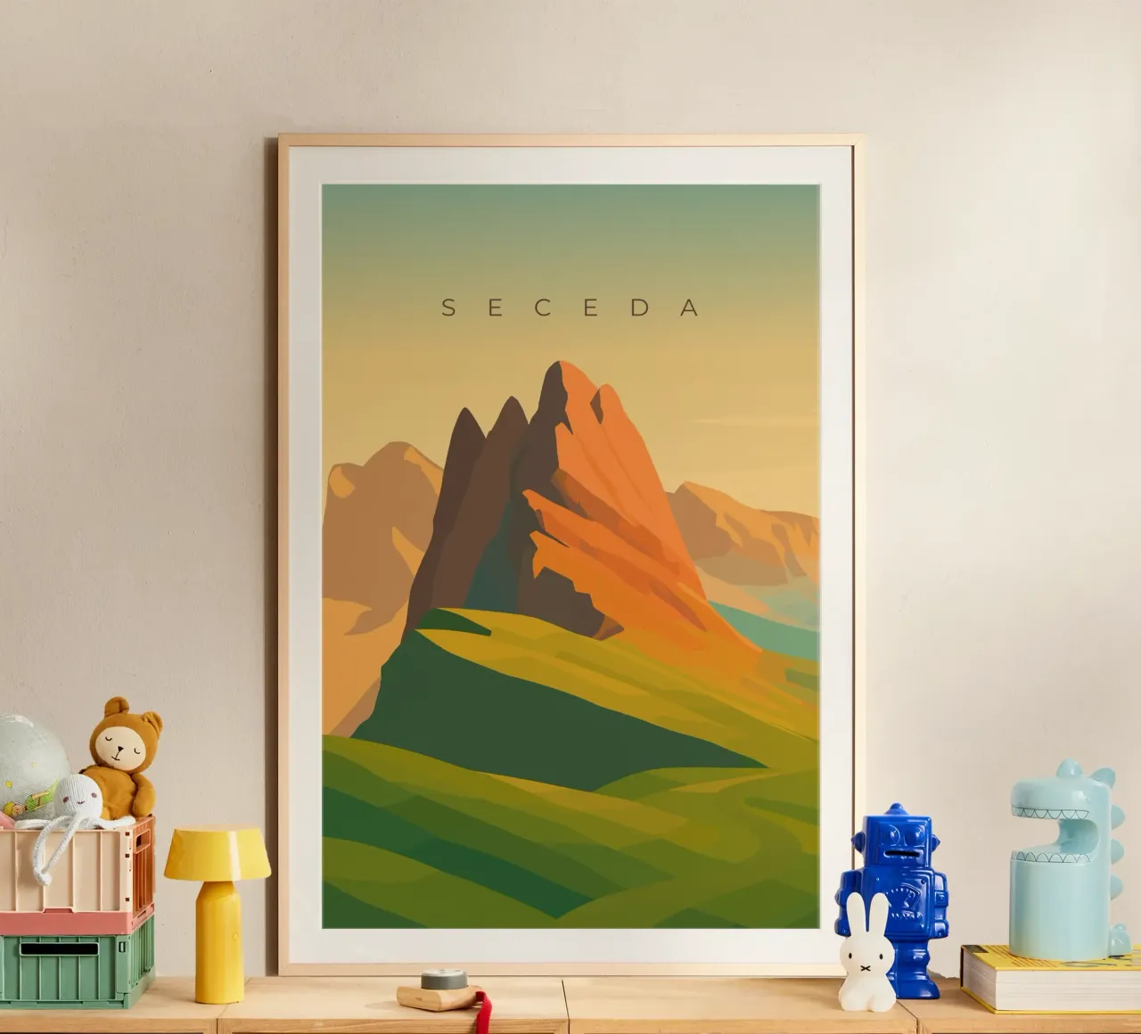 Seceda poster by minimalist designs