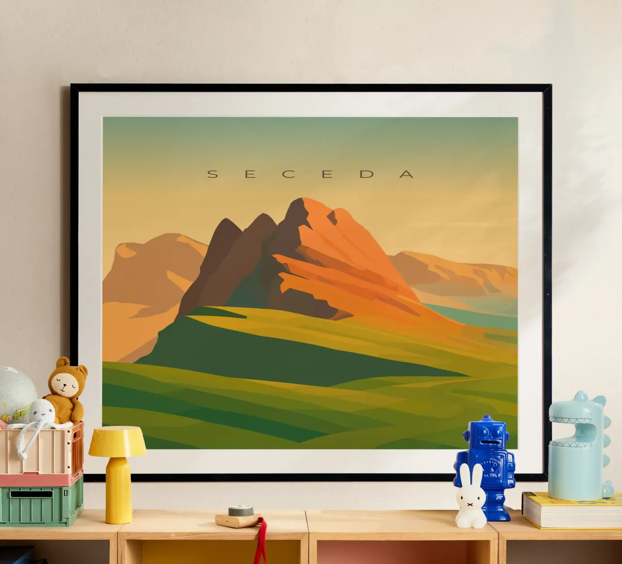 Seceda poster by minimalist designs