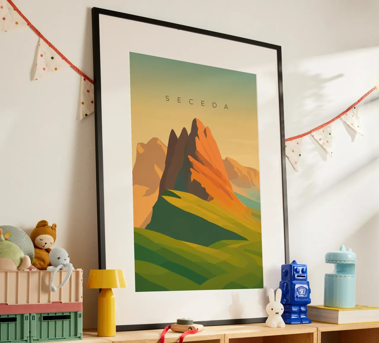 Seceda poster by minimalist designs