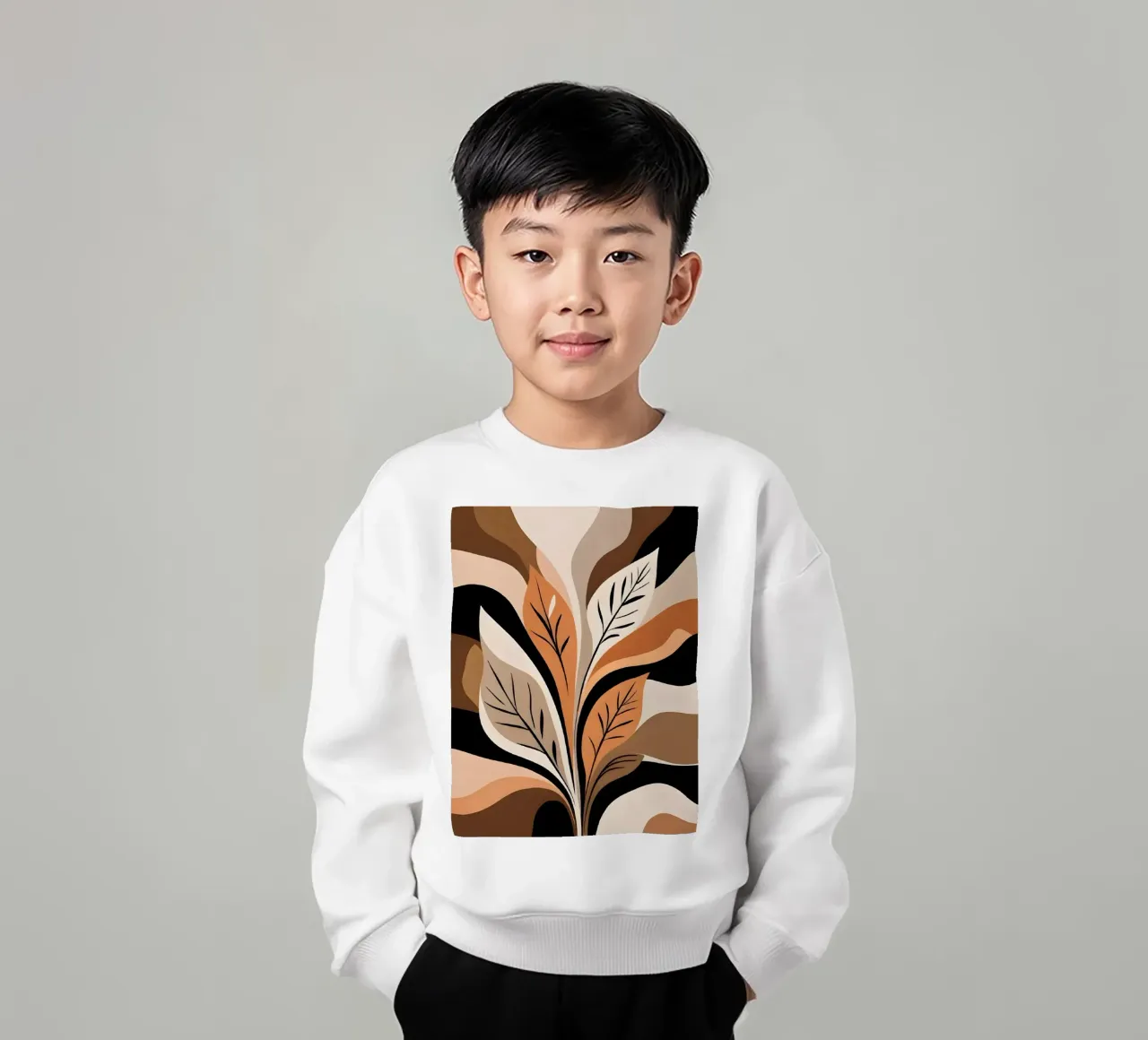 Astratto autunnale felpa bambino da Artistic-shop