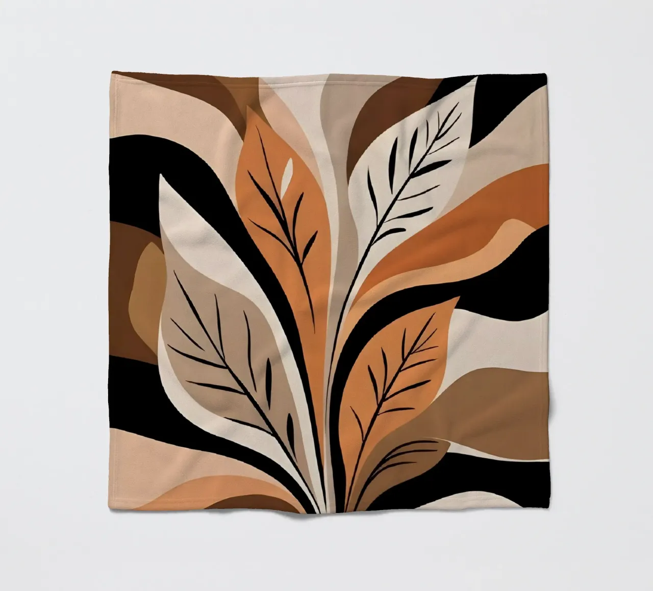 Astratto autunnale coperta in pile da Artistic-shop