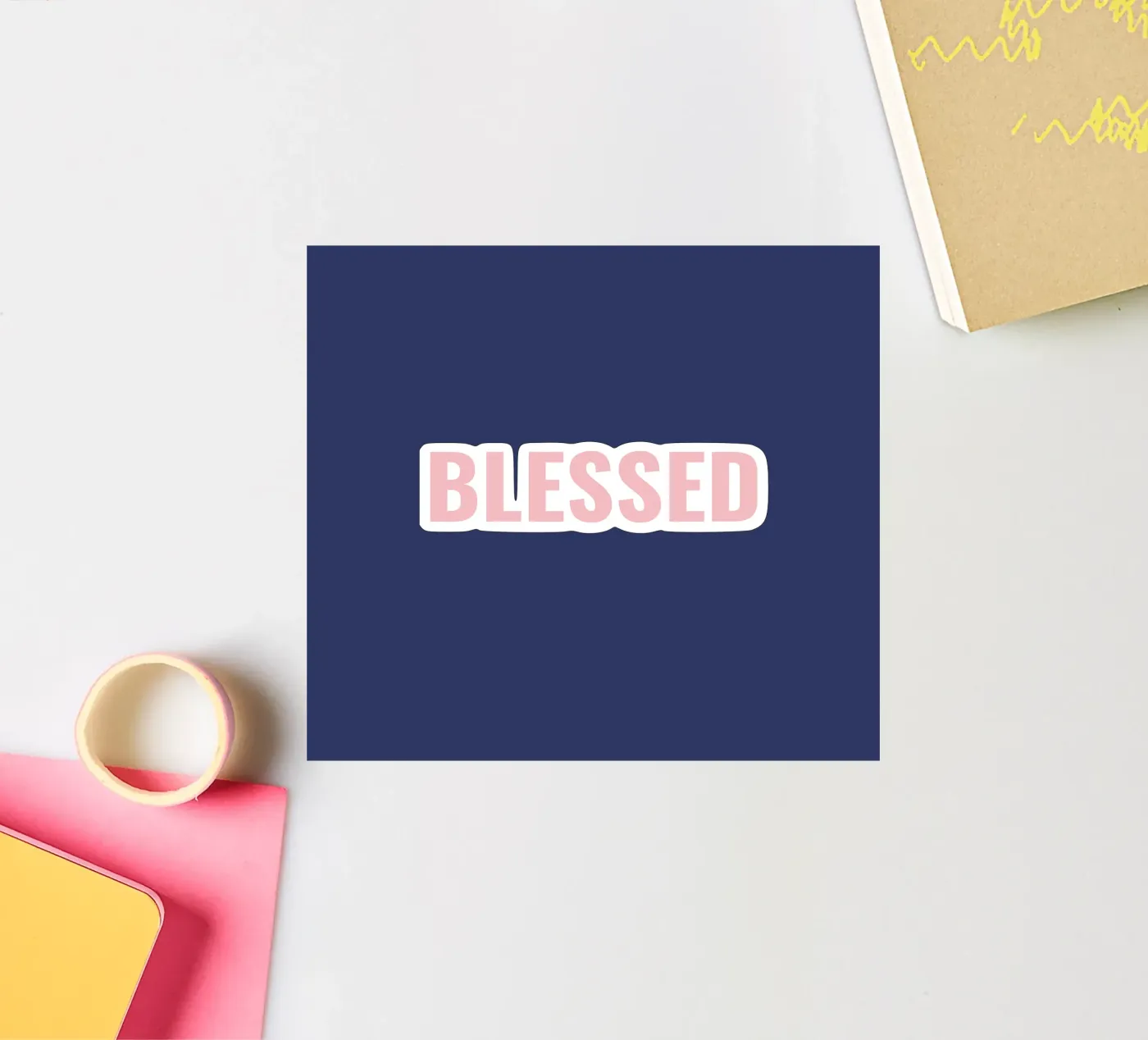 BLESSED sticker by Simple