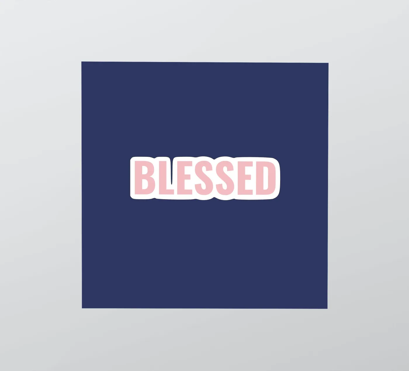 BLESSED sticker by Simple