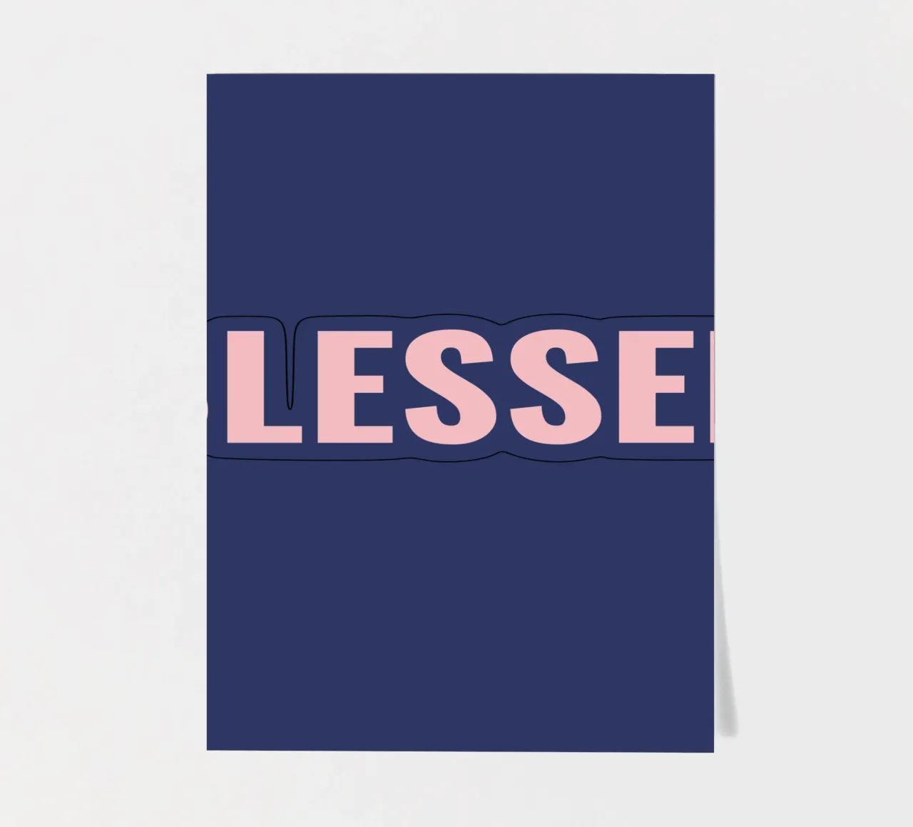 BLESSED sticker sheet by Simple